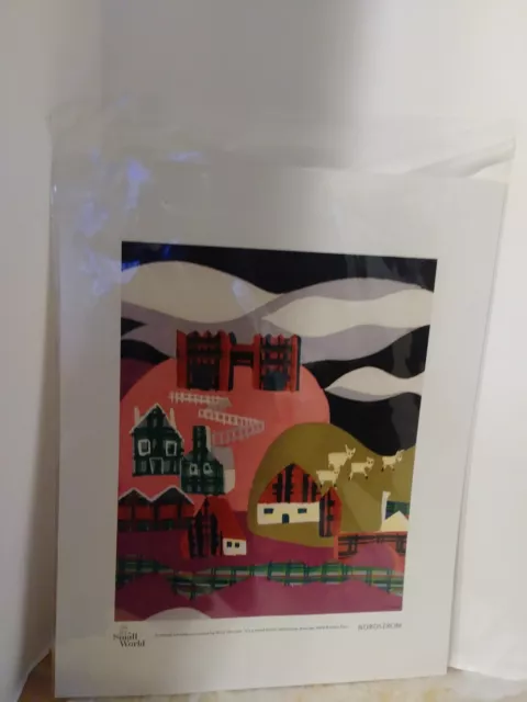 DISNEYLAND MARY BLAIR It's a Small World 45th Anniversary Lithograph ...