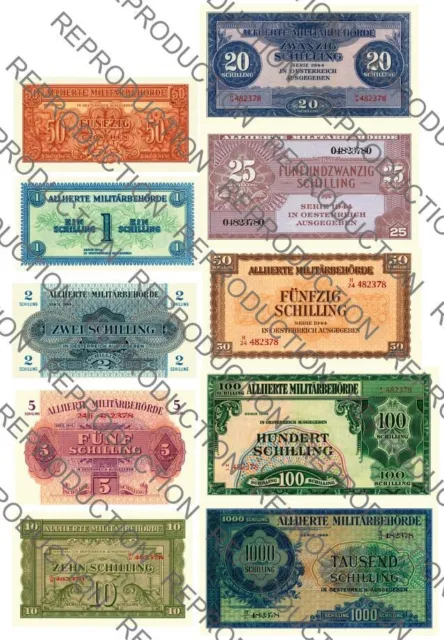 Austrian/Autriche - Allied Military Currency - Schilling 1944 - D-Day * Repro *
