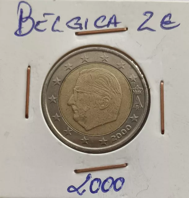 Bélgica, Año 2000, 2€, Rey Alberto Ii