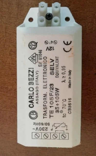 Osram Adattatore Elettronico Bassa Tensione 35-105W Per Lampade Alogene HTM – Compatto E Silenzioso