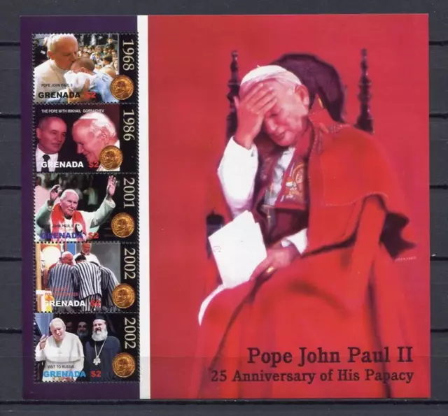 36304) GRENADA 2004 MNH** Pope John Paul II S/S
