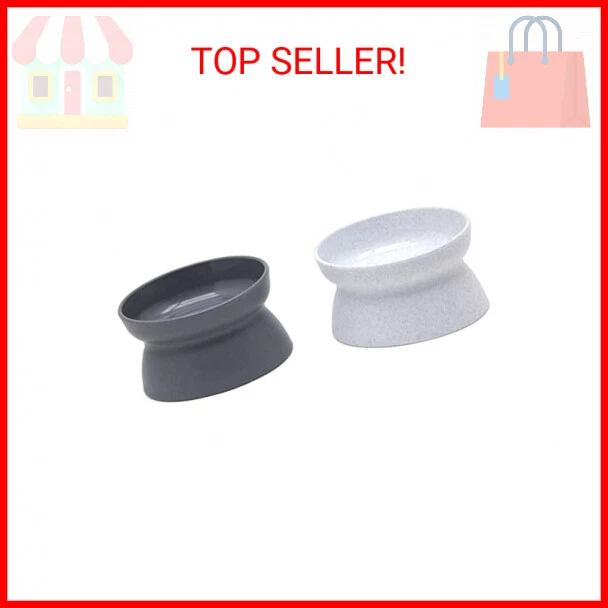 Kitty City Raised Cat Food Bowl Collection_Stress Free Pet Feeder and Waterer
