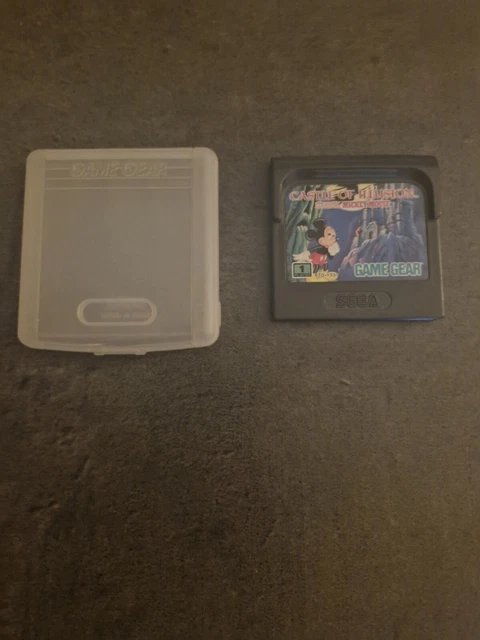 Jeu Castle Of Illusion Sur Sega Game Gear – Avec Boîtier Officiel – Bon état
