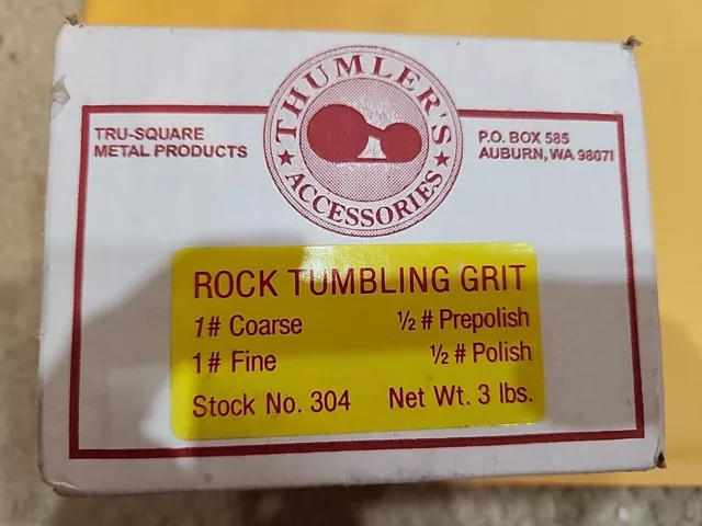 Thumler Tumbler 4 Rock Polishing Grits for Tumblers T-302 1.5 lbs