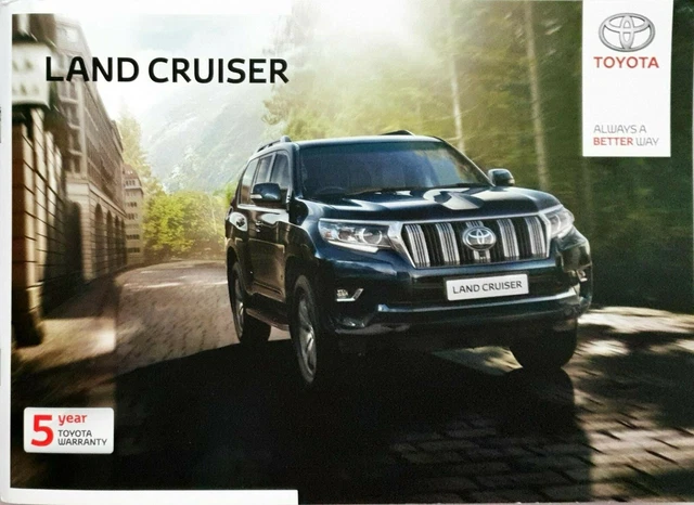 TOYOTA LANDCRUISER BROCHURE 2019 £5.92 - PicClick UK