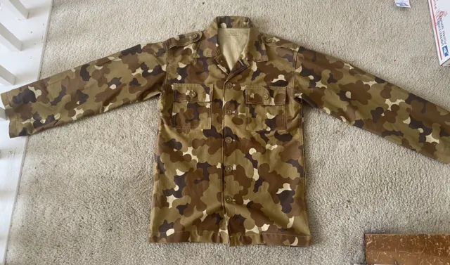 SOUTH VIETNAM POLICE  ARVN CAMO CLOUD PATTERN Jacket CSDC REPRO RARE SMALL SIZE