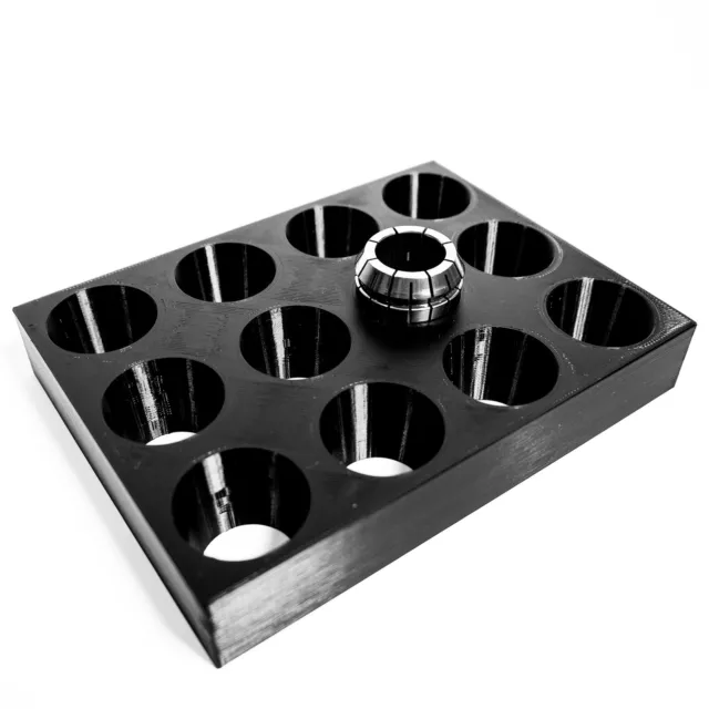 Er40 Collet Storage Tray Holder, 5/8, 7/8, 1.0, 1-1/4, 1-3/8 Er-40