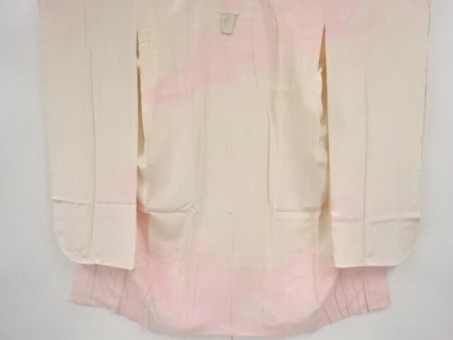40736# Japanese Kimono / Antique Juban For Furisode / Shibori / Flower & Str