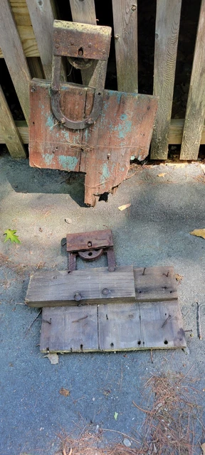 Antique Vintage Sliding Barn Door Hanger hardware 2