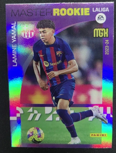 LAMINE YAMAL MEGACRACKS 2023-24 Rookie Card RC #423 FC BARCELONA EUR 42