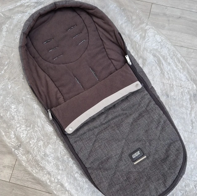 Mamas & Papas Pram OCARRO Cosy Toes Footmuff Flip xt2 XT3 Chestnut tweed Brown g