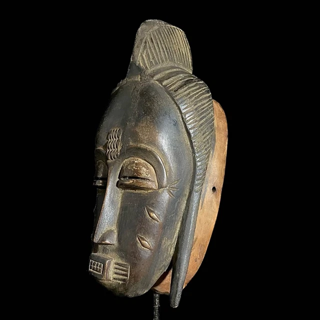 Yaure Kpwan African Mask As Large African Mask Also Known As Tribal Mask-7280