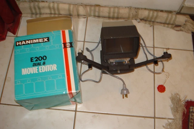 Alter Hanimex Filmeditor, neuwertig, in original Verpackung