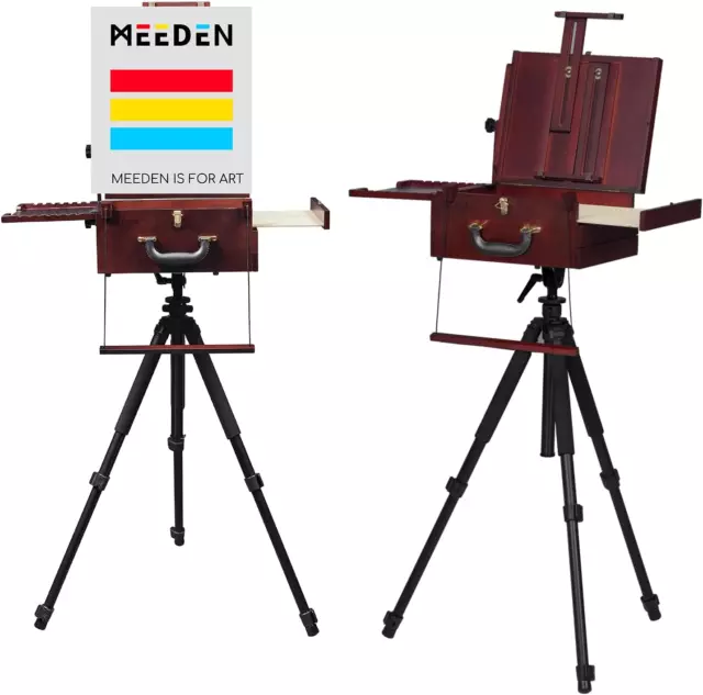 Travel Watercolor Easel,Plein Air Painting, Portable Tripod for