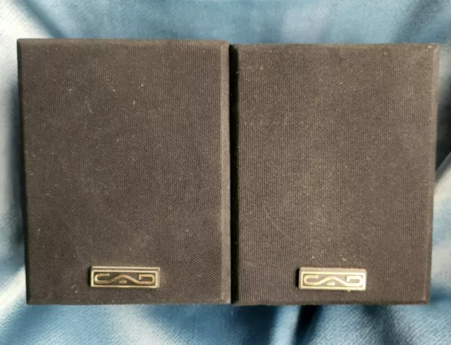Vintage Contour Acoustic Design Satellite Speakers (1) Pair - 20W, 8 Ohms, Black