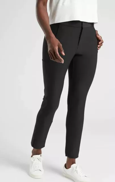 NEW  Athleta Womens Stellar Trouser NWT Black and Arbour Olive - Size 2