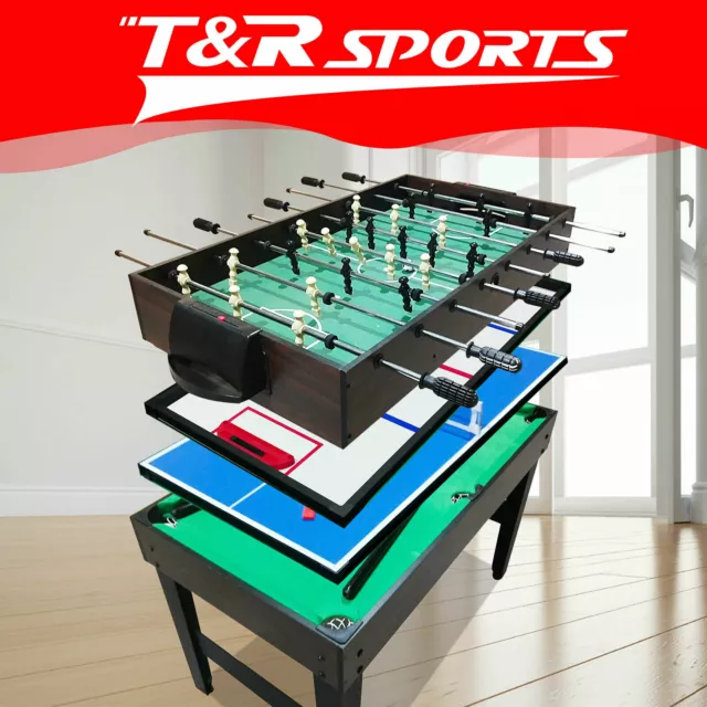 4 In 1 Soccer/Pool/Air Hockey/Table Tennis Football Games Kids 4FT AU*