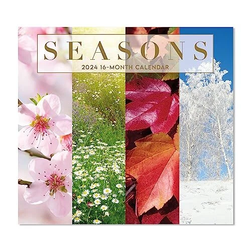 SEASONS 2024 FULL Size Wall Calendar for Planning, Scheduling, and
