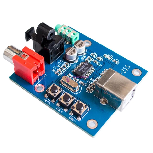 Module PCM1808 Convertisseur Analogique-Numérique Stéréo 24 Bits - Pour Audio Haute Performance