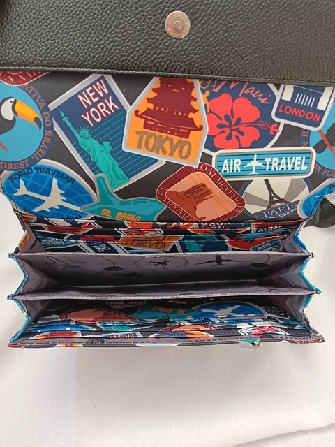 Samantha Brown Travel Organizer Crossbody Clutch Purse 3