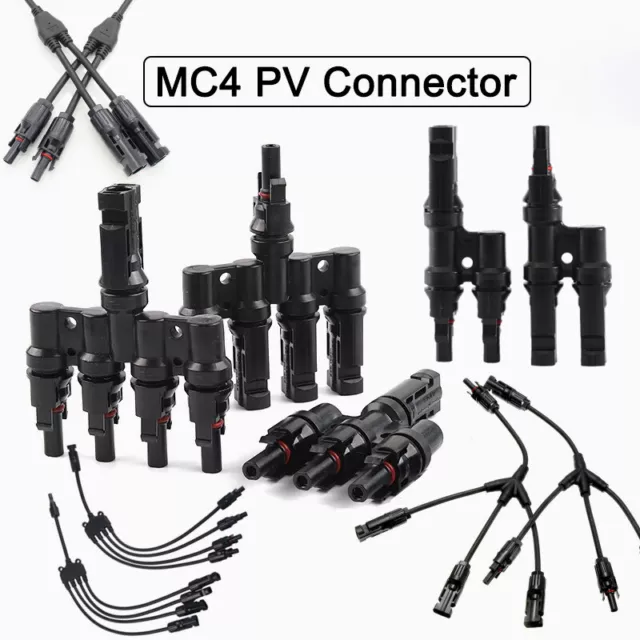 Y T Solarstecker PV Stecker Verteiler Buchse Kupplung Sicherung PV für MC4 Kabel