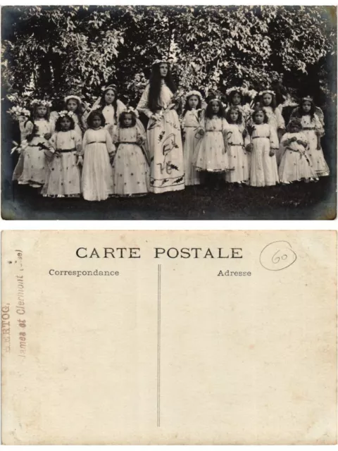CPA AK carte photo CLERMONT fetes (378217)