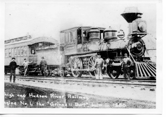 2CC712 2NDGEN JUNK RP 1880s/1960s LEHIGH & HUDSON RIVER RAILROAD 440 LOCO #1