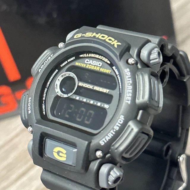 CASIO GSHOCK MILITARY Men's Chronograph Black Resin 47mm Watch DW9052