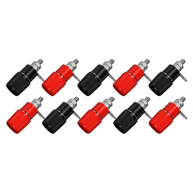 Borne De Connexion Ampli Jack Haut-parleur – Connecteur à Vis Rouge, Uxcell, Neuf
