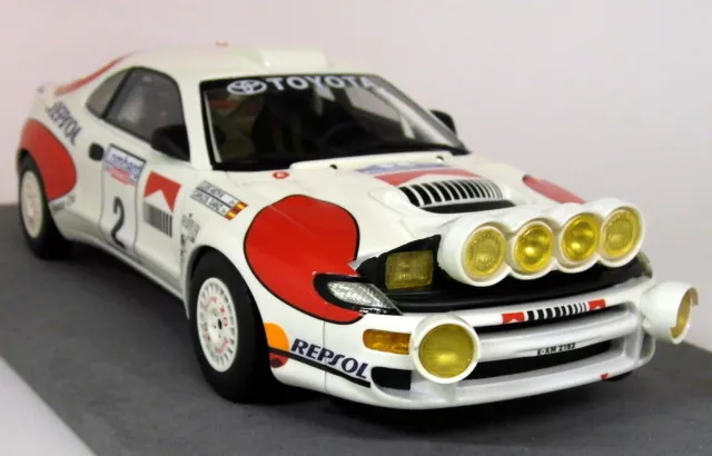 Top Marques 1/18 Scale Toyota Celica Turbo 4WD 1992 RAC Lombard Rally Win Sainz