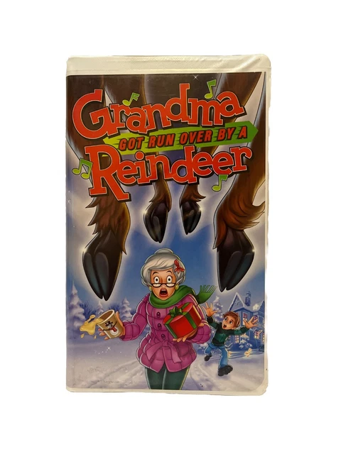 GRANDMA GOT RUN Over by a Reindeer (VHS, 2000, Clam Shell) Warner Home ...