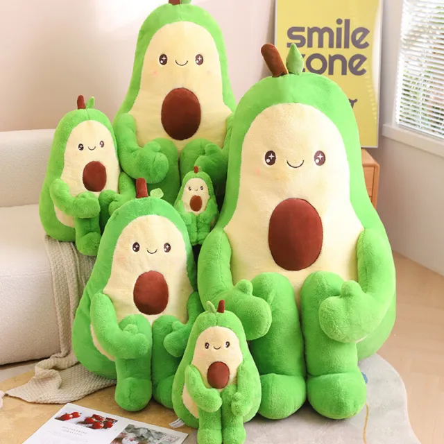 Plush Doll Avocado Soft Stuffed Fruit Toy Hugging Pillow Cushion Gift Kids Adult