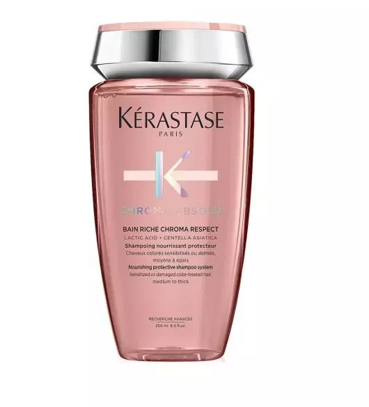 Bain Riche Chroma Respect Keratstase en 250 ml, 500ml ou 1 litre