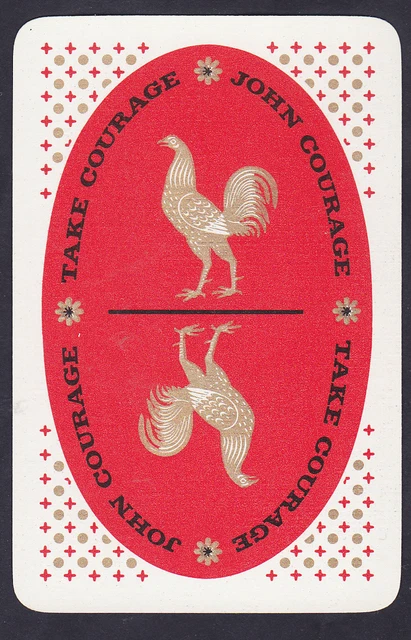John Courage Bitter,Brewery,Single playing Card