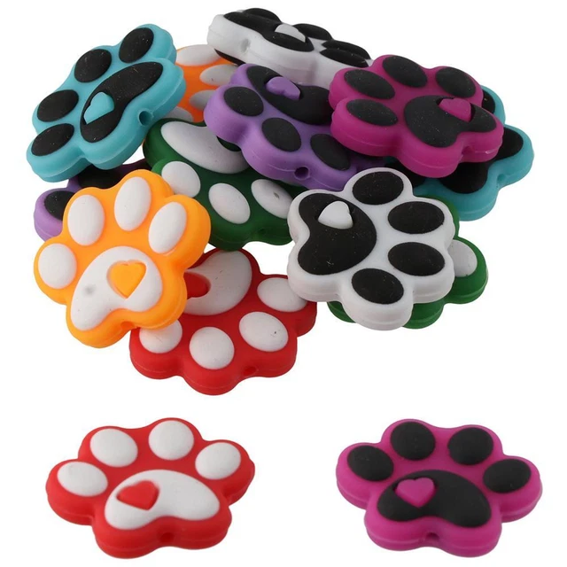 Hunde Pfoten form Katze Hunde Pfote Silikon Perlen  Stift herstellung