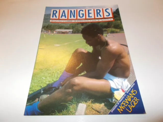 Glasgow Rangers v GKS Katowice 88/89 UEFA Cup