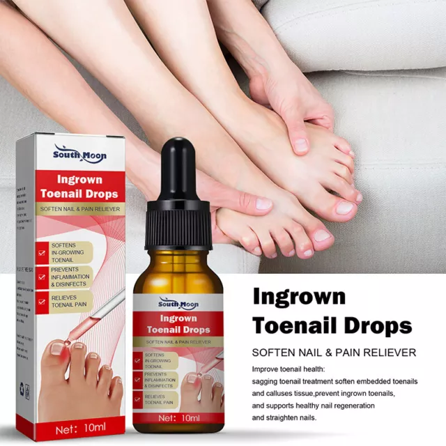 Tratamiento de uñas de pie Ingrown suero corrección de uñas recuperación aceite disolvente del dolor N