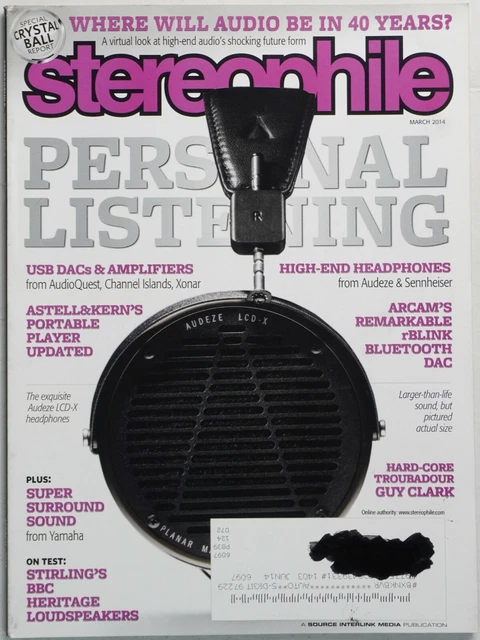 Stereophile Magazine March 2014 Audeze LCD-X USB DAC Sennheiser Headphones Audio Stereophile Magazine March 2014 Audeze LCD-X USB DAC Sennheiser Headphones Audio