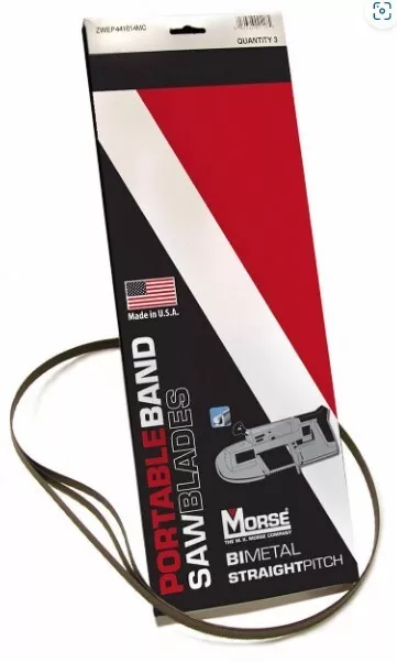 M.K. Morse Portaband lama bimetallica passo dritto 54"" x 1/2"" 14TPI confezione da 3
