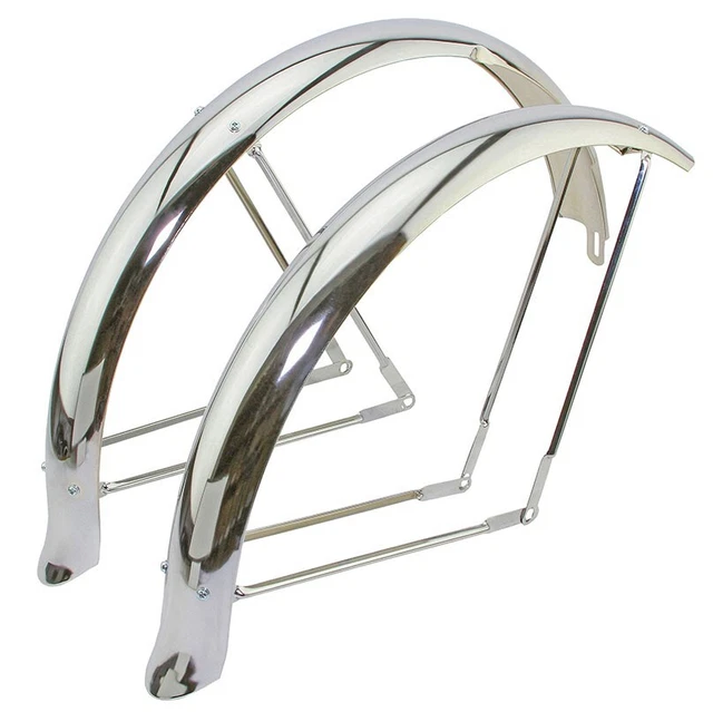 Cadre De Vélo Lowrider 24 Pouces Extensible - Long Beach Cruiser - Chrome - Neuf