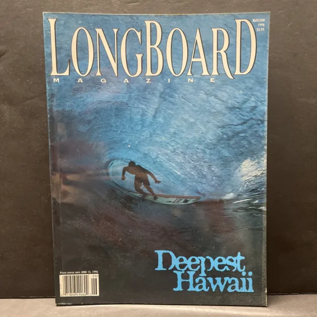 Vintage LongBoard Magazine May/June 1996 Deepest Hawaii Duane DeSoto
