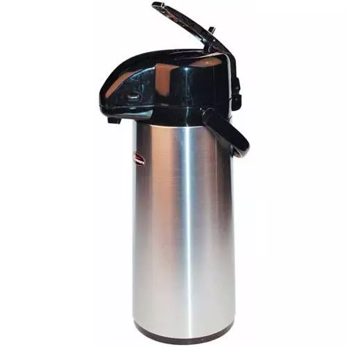 Winco - APSK-725 - 2 1/2 L Stainless Steel Lined Airpot with Lever Top