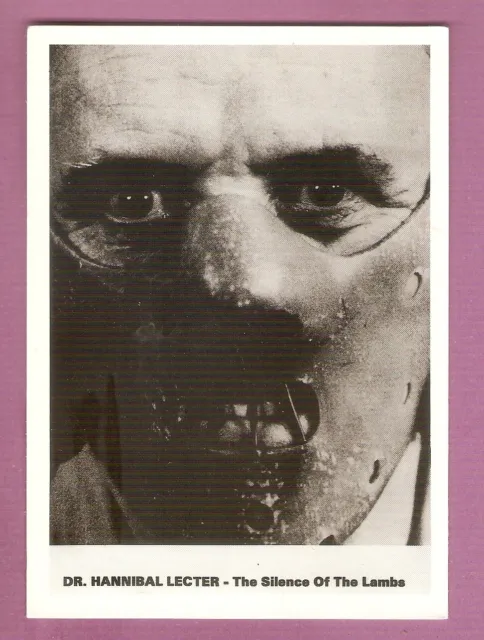 J.DEMME carte postale CINEMA "The Silence Of The Lambs"-HANNIBAL LECTER(HOPKINS)