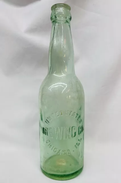 Vintage UNITED STATES Brewing Co. Company Chicago Illinois Beer Bottle