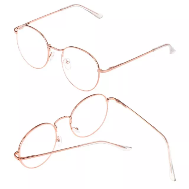 Vision Care Portable Eyeglasses Frame Optical Glasses Spectacles Round Glasses