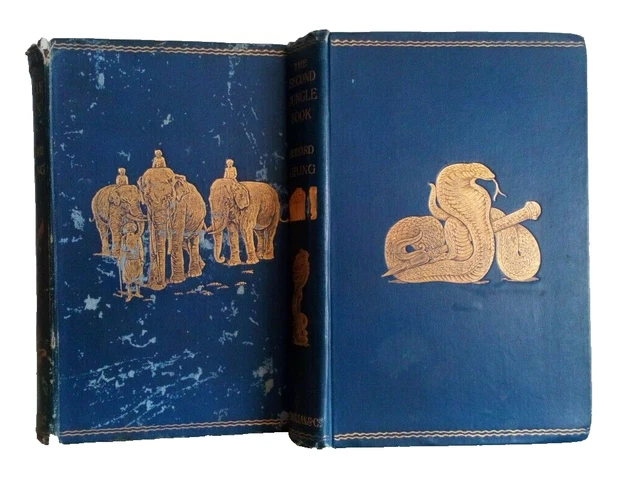 RUDYARD KIPLING: IL LIBRO DELLA GIUNGLA 1894 + IL SECONDO LIBRO DELLA