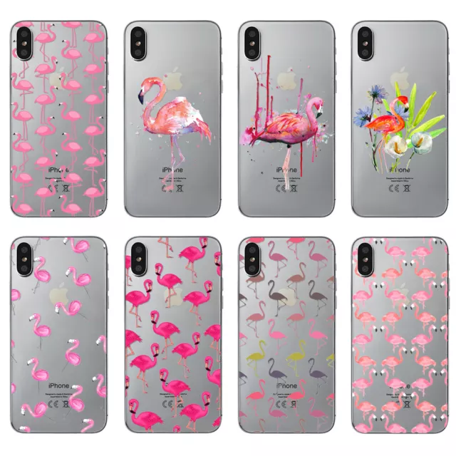 Flamingo Pink Red Tropic Birds Animal covers cases iPhone 7 8 Plus X  XS Max XR