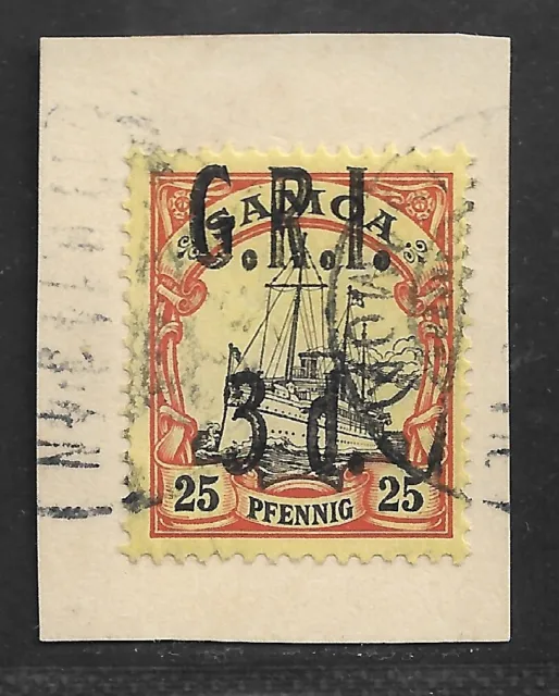 Samoa Brit. Besetzung Minr.  5 ° Apia 10.11.14 Briefstück Auflage 3000 Stück