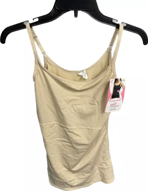 Maidenform Self Expressions Slimming Firm Control Tank Size XL Beige B175