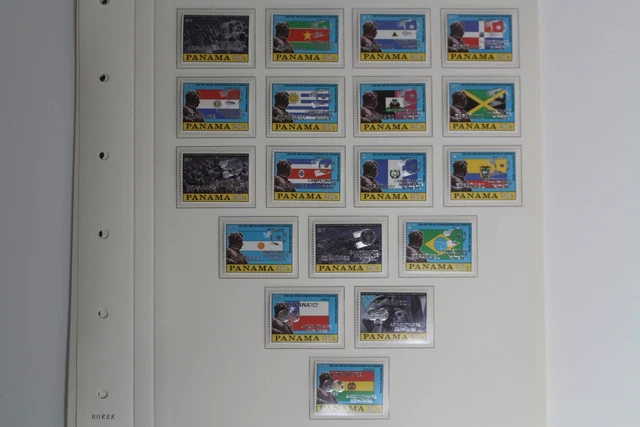 Panama, Fußball, MiNr. 1428-1517, 90 Werte mit Aufdruck, postfrisch / MNH - 7026